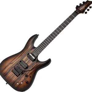 Schecter C-1 FR-S Pale Moon - natural satin black burst Produit De Marque