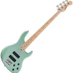 Haute Qualité Sadowsky MetroLine 24-Fret Modern Bass, Ash, 4-String (Germany, MN) - solid sage green metallic satin