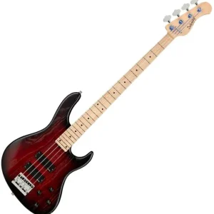 Offre Du Jour Sadowsky MetroLine 24-Fret Modern Bass, Ash, 4-String (Germany, MN) - burgundy blackburst transparent satin