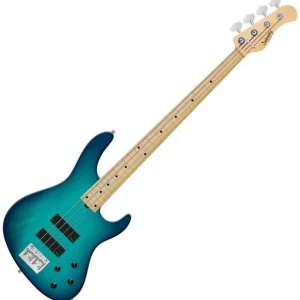 Prix Bas Sadowsky MetroLine 24-Fret Modern Bass, Ash, 4-String (Germany, MN) - bora blue burst transparent satin