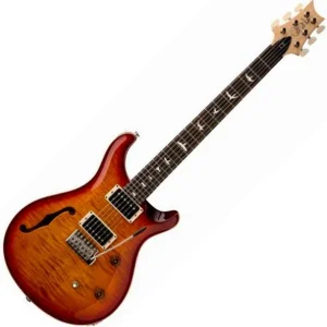 Authentique Prs USA Bolt-On CE 24 Semi-Hollow - dark cherry sunburst