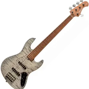 Vente Flash Bacchus Japan Tune Up JT WL5-QM-AC RSM/M (5-String) - charcoal gray satin