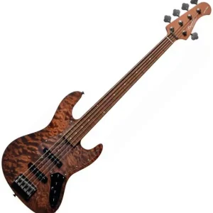 Bacchus Japan Tune Up JT WL5-QM-AC RSM/M (5-String) - brown satin Meilleure Vente
