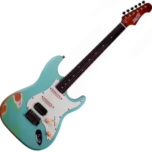 Jet guitars JS-400 SFG RLC - sea foam green relic Acheter En Ligne