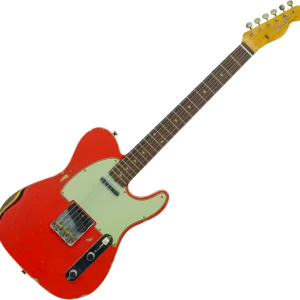 Commander Maintenant Fender Custom Shop 1960 Telecaster Custom CZ579562 - heavy relic tahitian coral o. 3-color sunburst