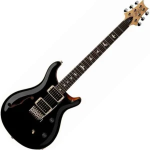 Offre Limitée Prs USA Bolt-On CE 24 Semi-Hollow - black top w/ natural back