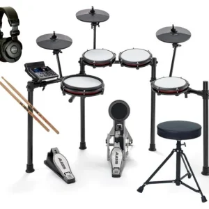 Dernière Chance Alesis Nitro Max + Siège DT90 + Baguettes Vic Firth 5A + Casque X-Tone X-HP1