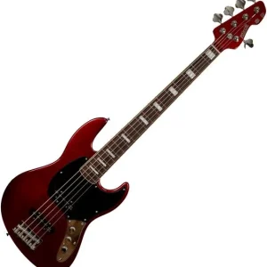 Vente Directe Markbass Gloxy GOG MB GV 5 CR RW FC Passive 5-String - red passion