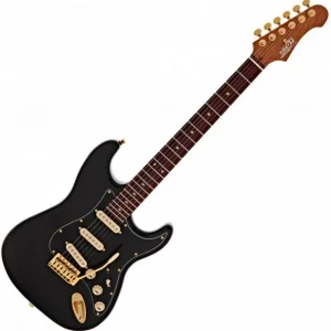 Jet guitars JS-380 BK G - black Haute Qualité
