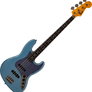 Fender Made in Japan Hybrid II Jazz Bass Ltd - matte aero blue Pas Cher