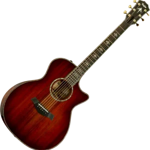 Taylor Custom Shop Grand Auditorium 1210103110 - shaded edgeburst Quantité Limitée