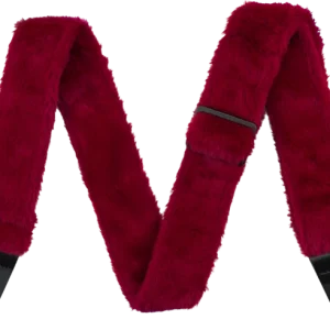 Fender Poodle Plush Strap Red Must-Have