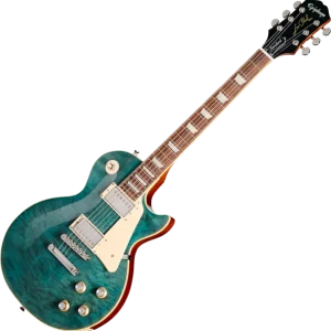 Nouveauté Epiphone Original Les Paul Standard 60s Quilt Top Ltd - translucent blue