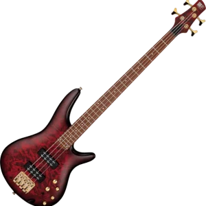 Vente Flash Ibanez Standard SR300EDX WZM - wine red frozen matte