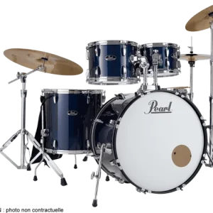 Pearl Roadshow Rock + Pack B-50 + Set Sabian Solar - royal blue metallic Réduction