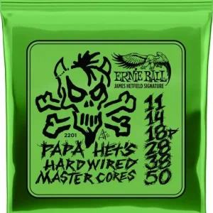 Promotion Saisonnière Ernie ball Cordes électrique signature Papa Hets, James Hetfield - 11-50 - jeu de 6 cordes