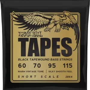Must-Have Ernie ball Cordes pour basse électrique Tapes long scale 60-115 - jeu de 4 cordes