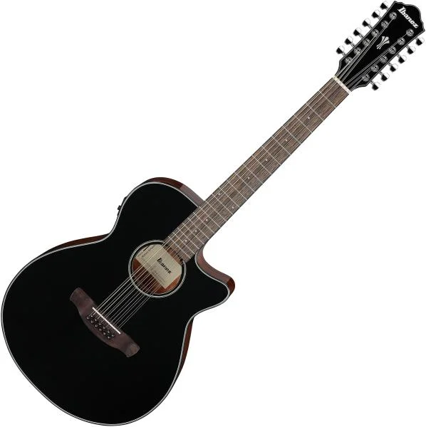 Seulement Aujourd'hui Ibanez AEG5012 BKH 12-String - black