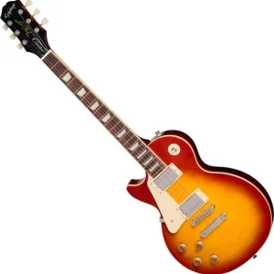 Quantité Limitée Epiphone IBG Les Paul Standard 50s Figured LH - washed cherry sunburst