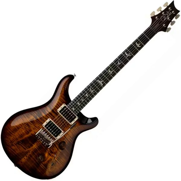 Prs USA Custom 24 (DMO Pickups) - black gold wraparound burst Populaire