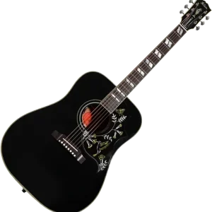 Gibson Custom Shop Hummingbird Torch - ebony Jusqu'à Épuisement Des Stocks