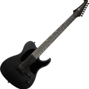 Spira guitars T-407 MBK 7-string - black satin Prix Choc