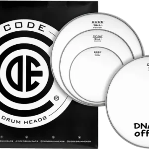 Offre Limitée Code drumheads Tom Pack DNA Sablée Fusion 10/12/14 + CC 14