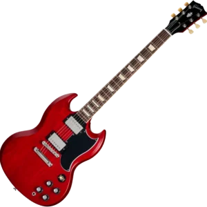 Offre Limitée Gibson SG Standard ‘61 Faded w. ‘57 Classic Underwound - vintage cherry satin