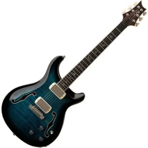 Prix Cassé Prs SE Hollowbody II Piezo (Wing Tuners) - peacock blue smokeburst