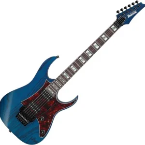 Usine Directe Ibanez Prestige Japan RG653DX TDF - transparent deep blue flat
