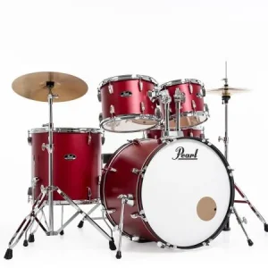 Pearl Roadshow Fusion 20 + Pack Solar Sabian Matte Red Commander Vite