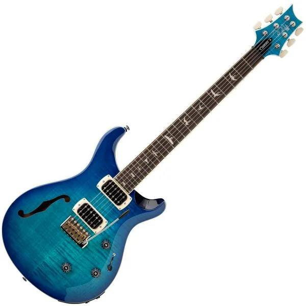 Prs SE Custom 24 Semi-Hollow Piezo (Wing Tuners) - lake blue Authentique