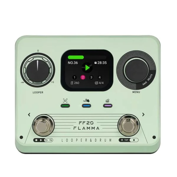 Nouvelle Collection Flamma FF20 Looper & Drum Machine - Green