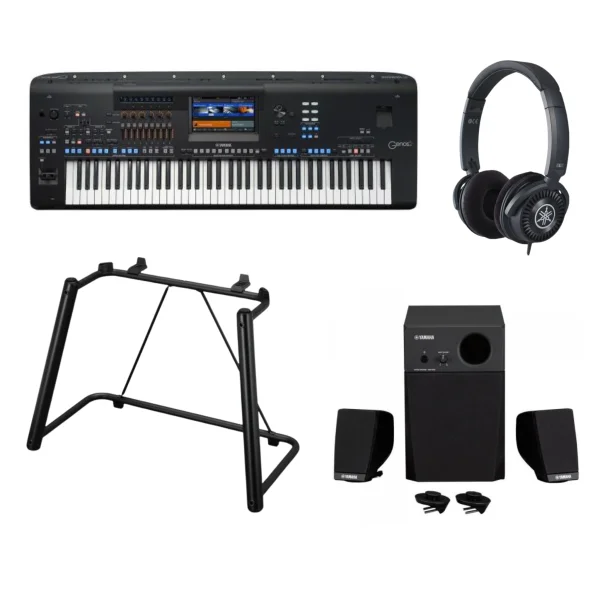 Yamaha Genos 2 + Stand + Amplificateur + Casque Top Vente