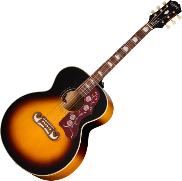 Nouvel Arrivage Epiphone IBG J-200 Studio - vintage sunburst