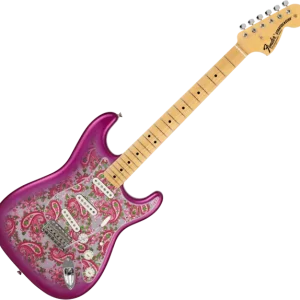 Vente Directe Fender Made in Japan Stratocaster Ltd - pink paisley