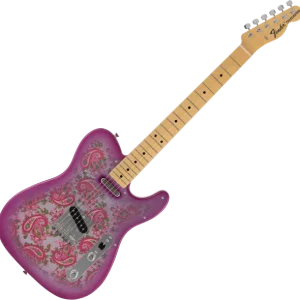Expédié Aujourd'hui Fender Made in Japan Telecaster Ltd - pink paisley