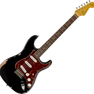 Fender Custom Shop 1963 Stratocaster R143861 - relic black o. hle gold Achetez Aujourd'hui