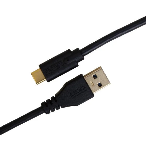 Solde Udg U 98001 BL (USBC - USBA) 1,5m Noir