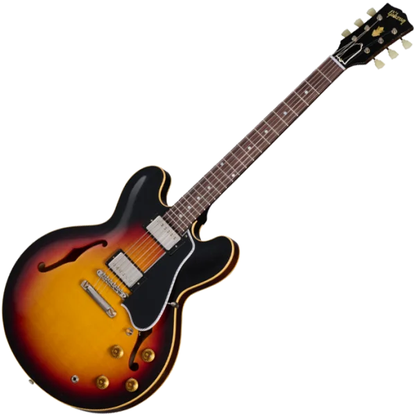 Gibson Custom Shop 1958 ES-335 Reissue Ltd - murphy lab light aged tri-burst Quantité Limitée
