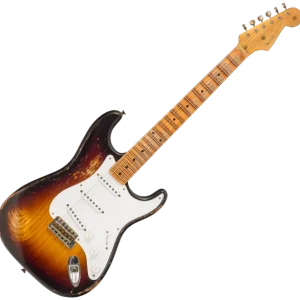 Fender Custom Shop 70th Anniversary 1954 Stratocaster Ltd XN4343 - heavy relic 2-color sunburst Produit De Marque