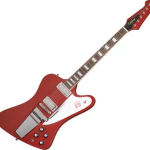 Epiphone 1963 Firebird V With Mastro Vibrola - ember red Offre Du Jour