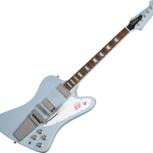 Epiphone 1963 Firebird V With Mastro Vibrola - frost blue Bon Plan
