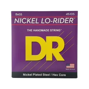 Dr LO-RIDER Nickel Plated Steel 45-105 - jeu de 4 cordes Vente Flash