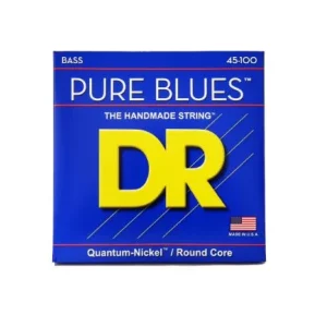 Dr Pure Blues Quantum Nickel 45-100 - jeu de 4 cordes Jusqu'à Épuisement Des Stocks