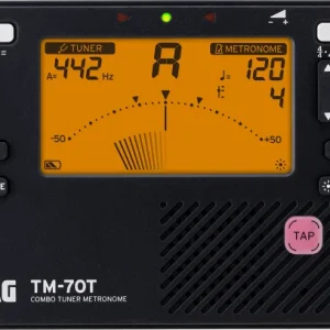 Korg Accordeur/Métronome TM70T-BK Haute Qualité