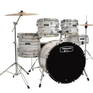 Mapex TND5294FTCFI Tornado Stage 22 - wood grain white Jusqu'à Épuisement Des Stocks