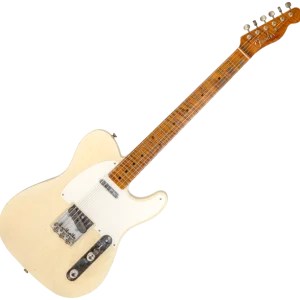 Retour Gratuit Fender Custom Shop 1955 Telecaster CZ573416 - journeyman relic nocaster blonde