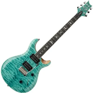 Prs SE Custom 24 Quilt - turquoise Pas Cher