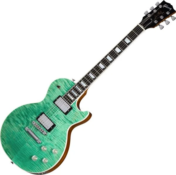 Affaire À Saisir Gibson Les Paul Modern Figured - seafoam green